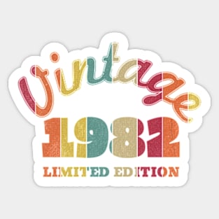 Vintage 1982 Limited Edition | Born In 1982 Sticker